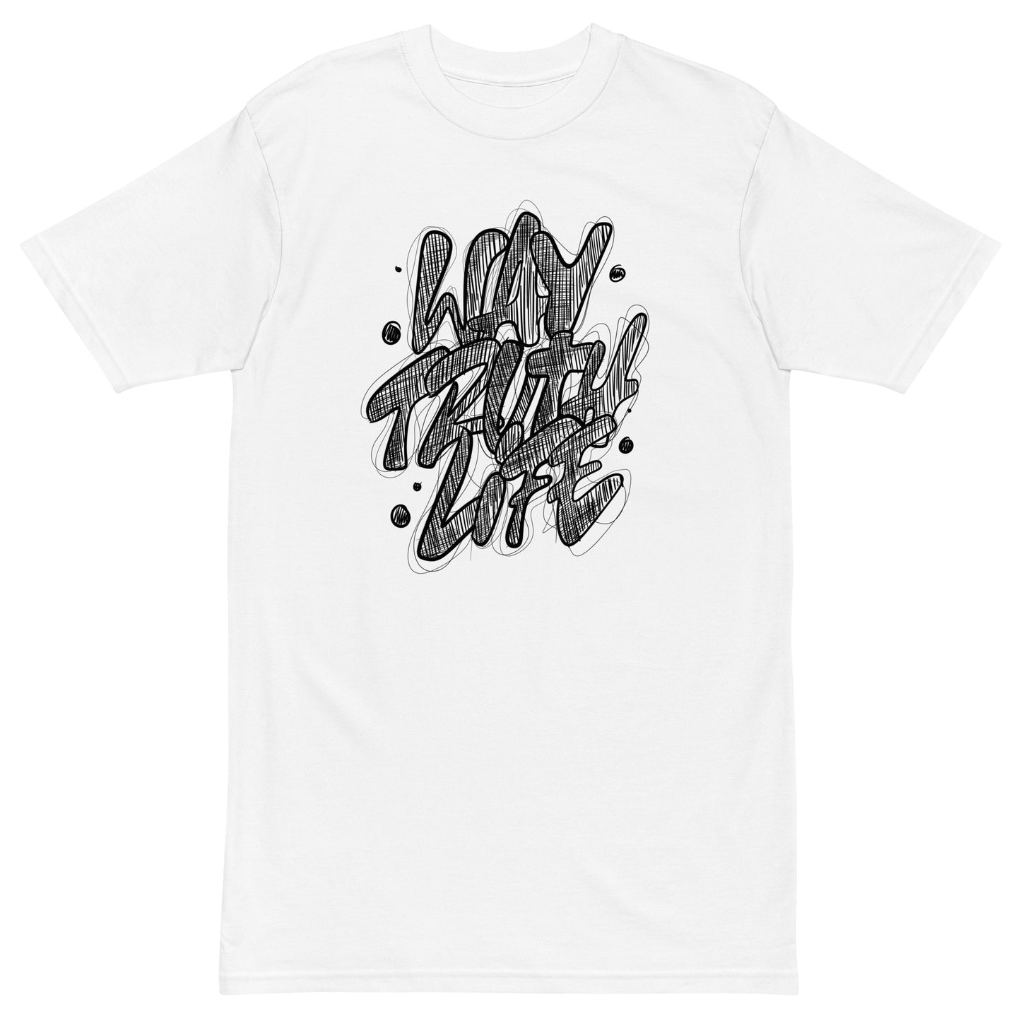 Way Truth Life - Men’s premium heavyweight tee