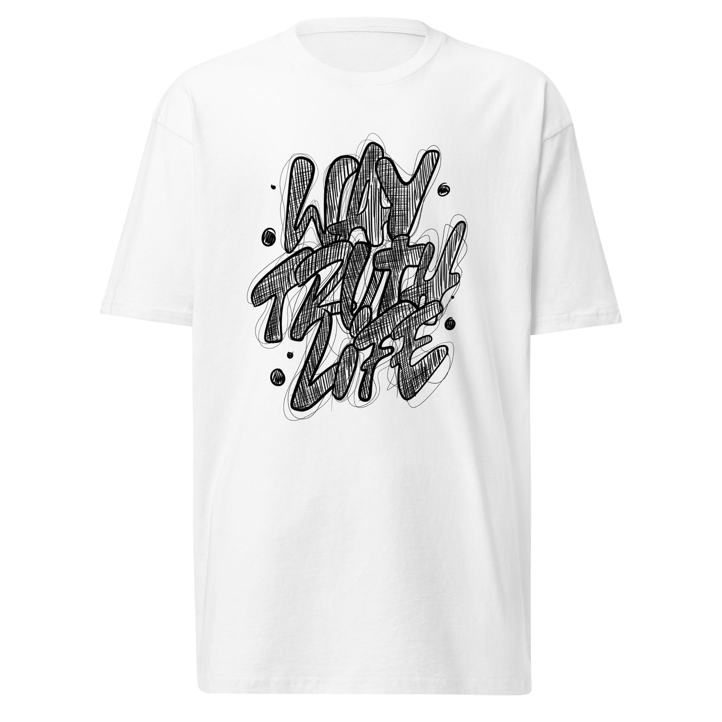 Way Truth Life - Men’s premium heavyweight tee